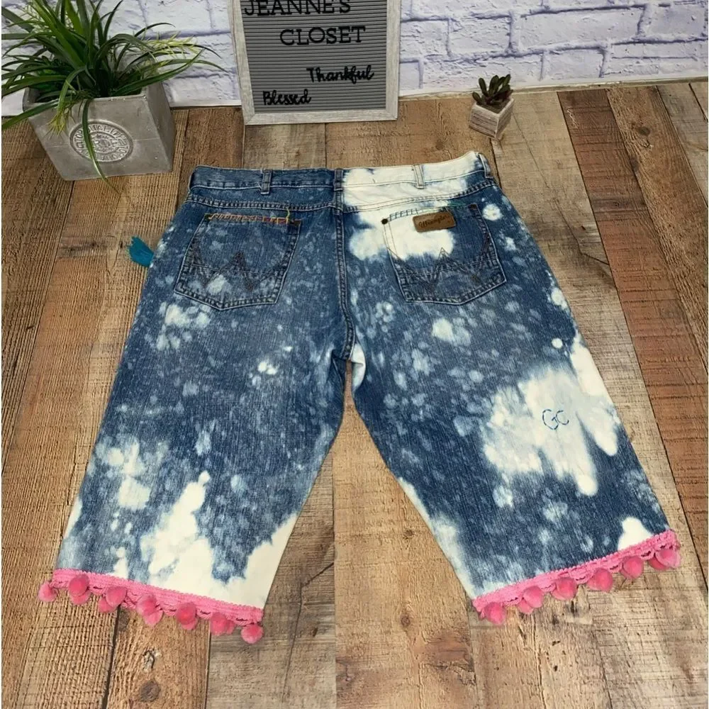 Wrangler retro upcycled boutique shorts